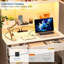 Computer Desk with Power Outlet-581630262