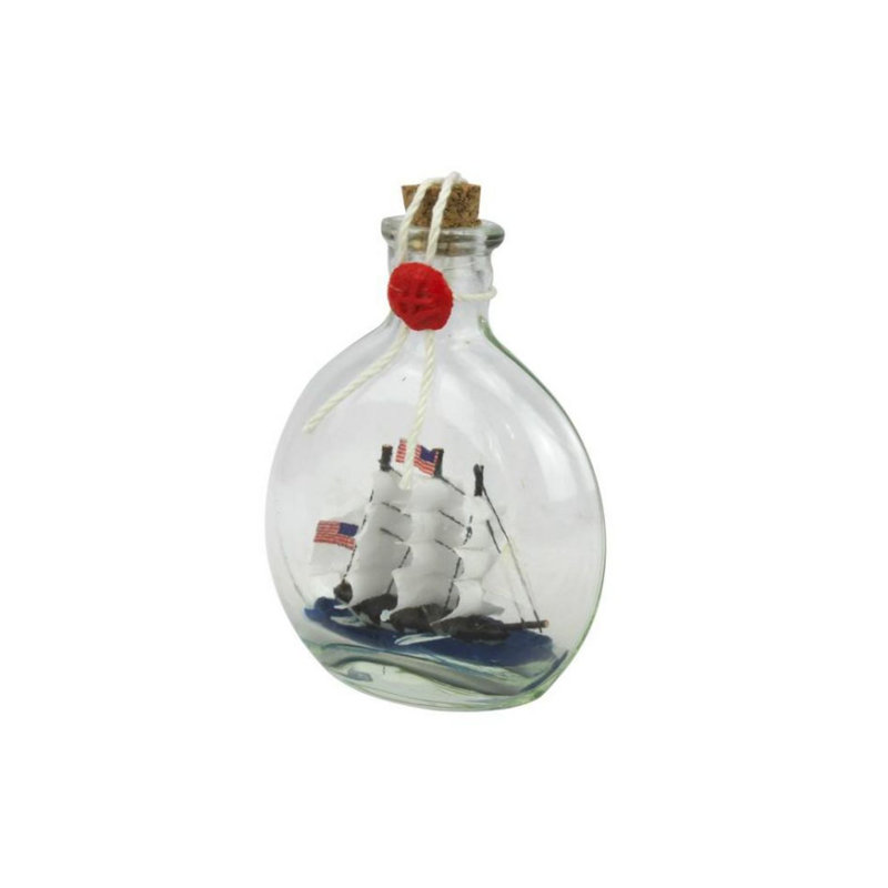 Bouteille décorative de modèle de constitution uss