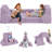 Acquanetta Kids 11'' Sleeper Sofa / Sectional and Ottoman