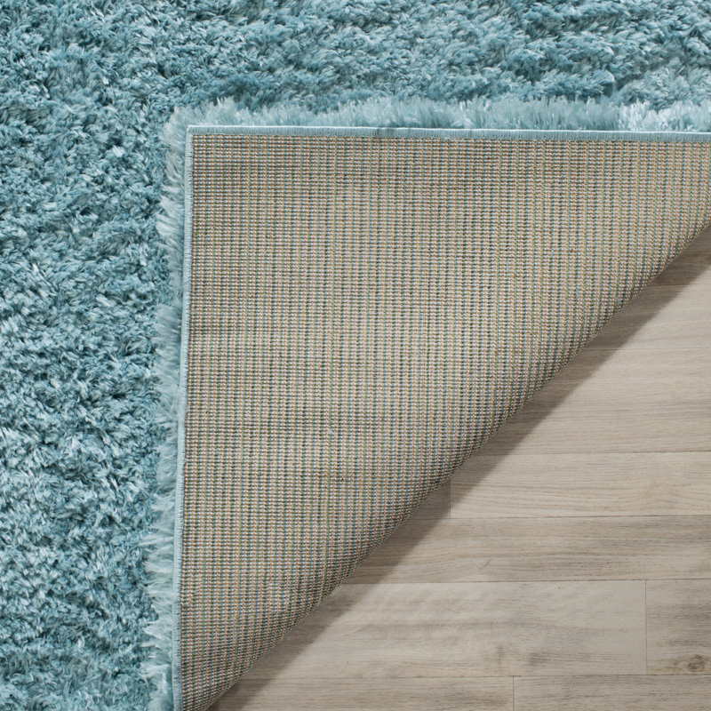 Jaydn Indie Shag Performance Solid Color Rug, Rectangle 9' x 12'