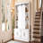 The Multifunctional Entryway Storage Organizer Cabinet Features Sliding Rails For Ample Storage Space Cleverly Combining A Storage Unit With A Tree-Shaped Entryway Design Ideal For Living Rooms And Hallways