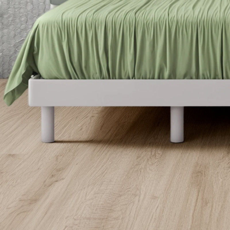 Structure de lit plateforme grise moderne