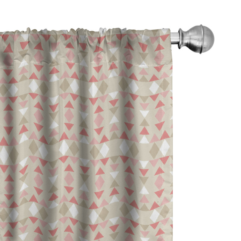 Rideaux 4 panneaux East Urban Home, L 56 po x L 95 po