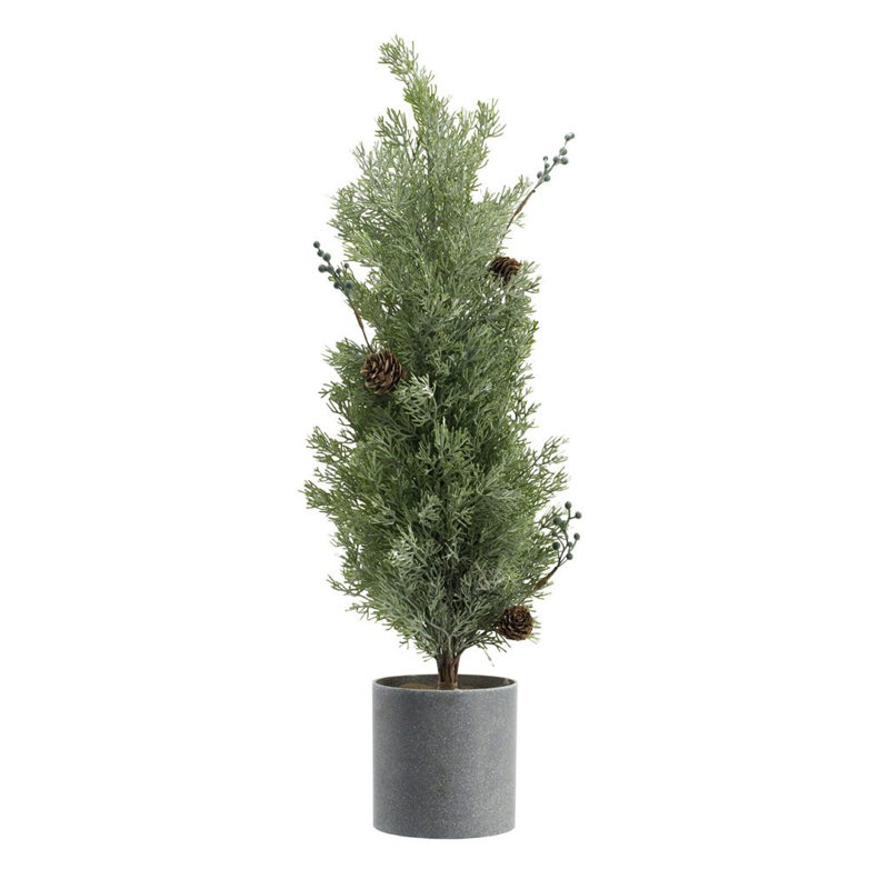 Sapin de Noël 24 po avec pot, décoration de Noël