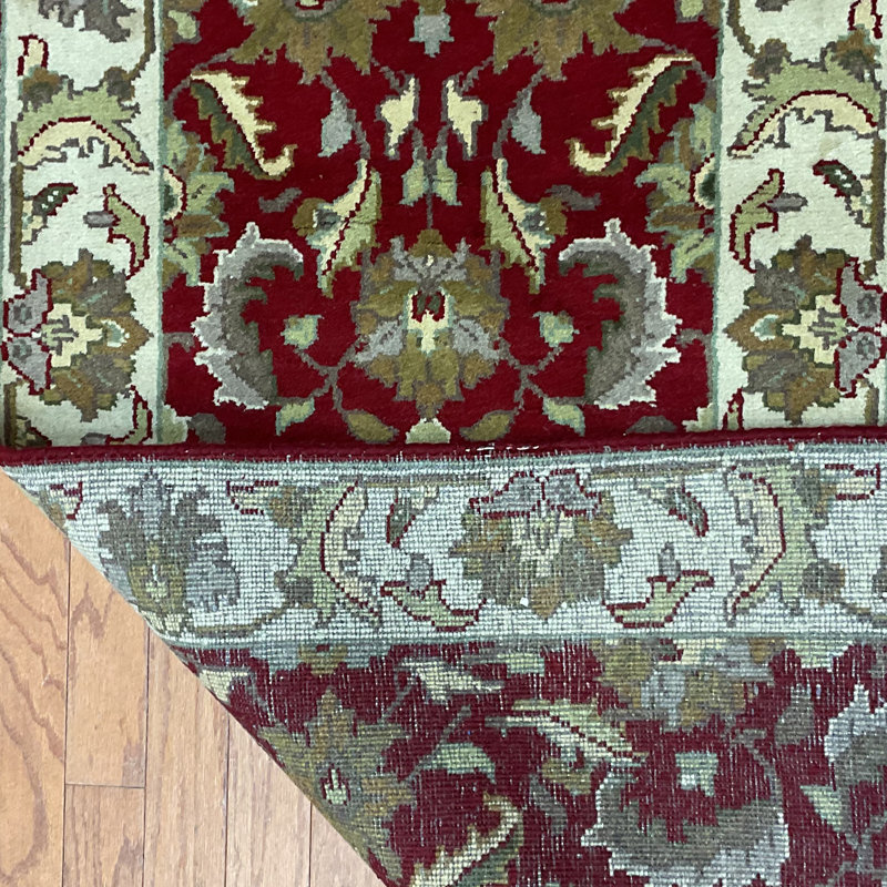  Handmade Mahal Wool Runner