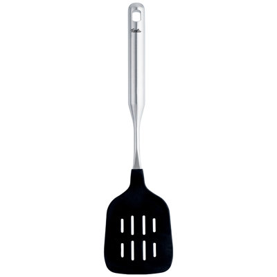 Tourne-spatule en silicone Fissler Essential, ustensile de cuisson antiadhésif résistant aux œufs, crêpes et plus, poignée ergonomique