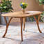 Table en bois de 70 po avec finition en forme de A pour les espaces extérieurs