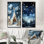 «Child Nursery Starry Night I», ensemble de 2 reproductions d'art sur toile