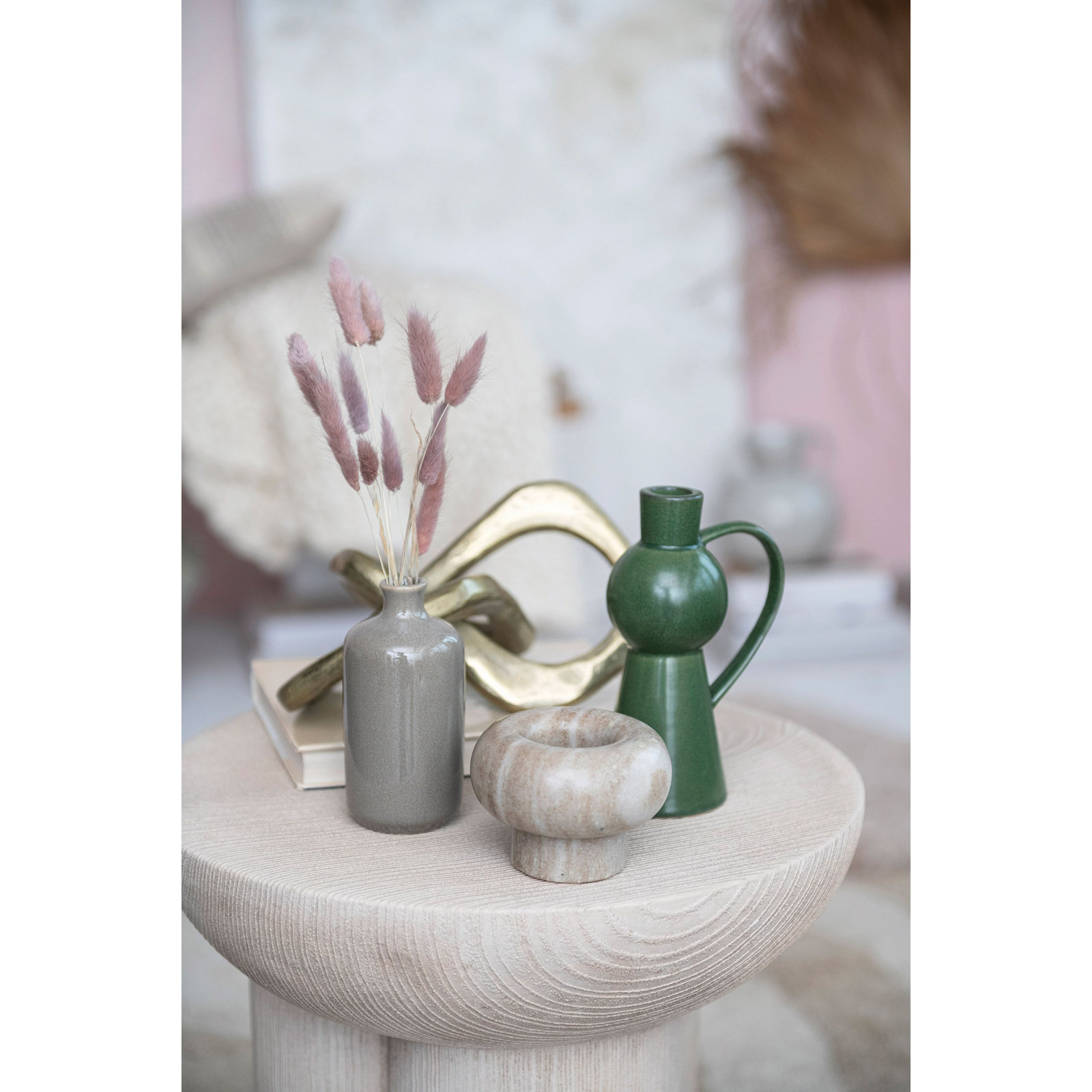 Kallie 3" Marble Tealight