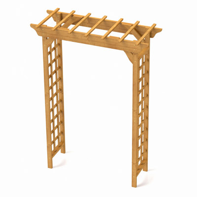Garden Arch Arbor, Wooden Arbor, Wedding Arch For Ceremony, Wood Trellis For Plant Climbing, Christmas Decor Pergola For Garden Backyard