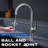Single Handle Kitchen Faucet with Pull-Down Sprayer
