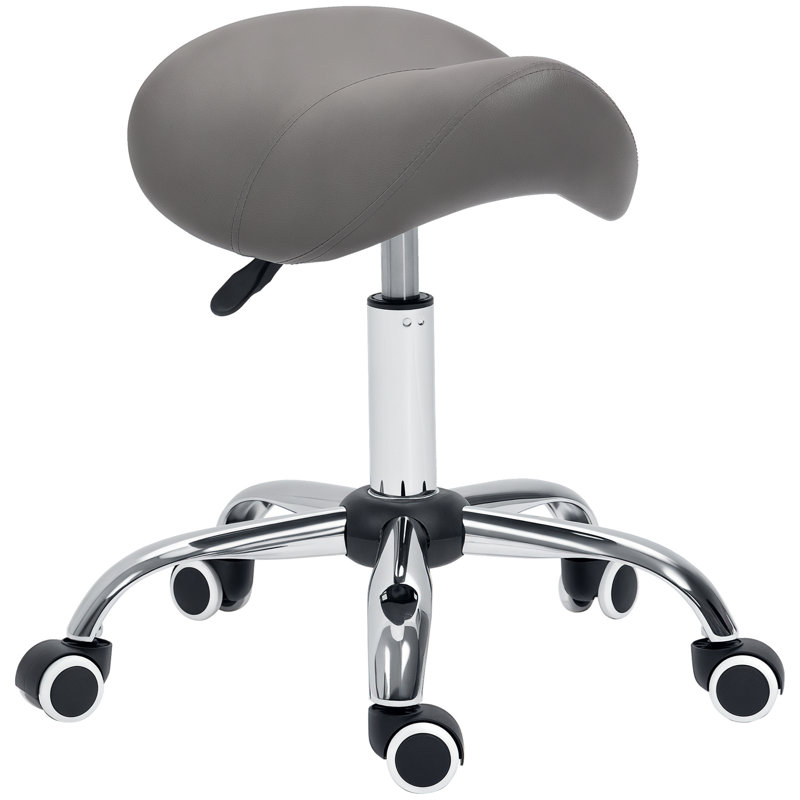 Alpheus Adjustable Height Lab Stool, Grey