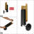 1-Light Contemporary Black Armed Wall Sconce