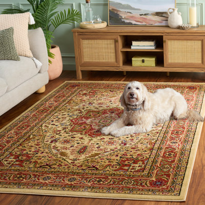Tapis oriental ivoire / rouge Klose