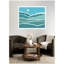 «Abstract Waves» par Rachel Lee, 3 oiseaux, reproduction d'art murale encadrée-722559618