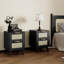 Boho 40cm W Particle Board Bedside Table
