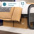 Metal  Bed Frame with LED Headboard and Footboard, Rustic Industrial Heavy Duty Wooden Platform Bed Frame with Under Bed Storage, Noise Free, No Box Spring Needed-488578641-488578645