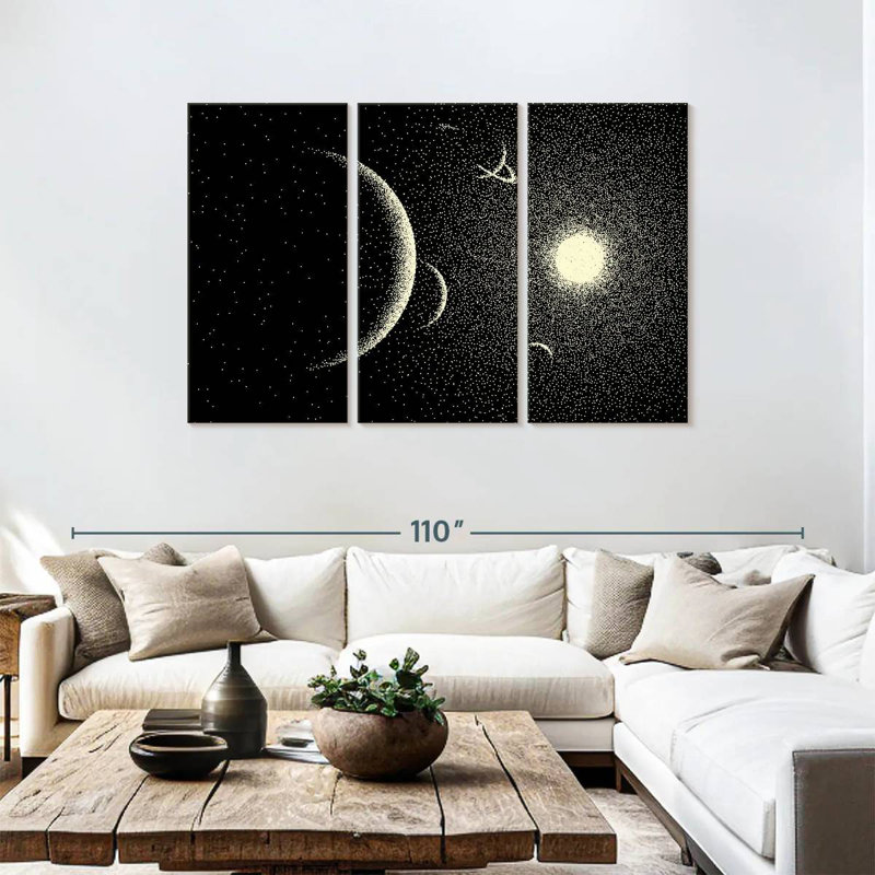 Oberle Star Clusters, 48" H x 74" W