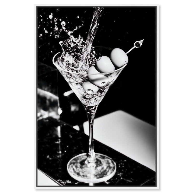 Chill Time III Print by Oliver Gal, 25"H x 17"W, White Floater Frame