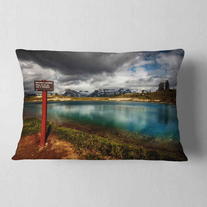 Coussin Azure Mountain