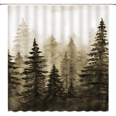 Rideau de douche Misty Forest