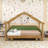 Wood bed with Soft Cushion Rails-1944352312