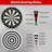 Boshen Dartboard (Darts Included)