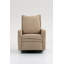 Fauteuil d'appoint inclinable moderne et moelleux Lumora Revolve Collection avec rotation à 360 degrés