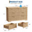 120 cm W Chest of 7 Drawers