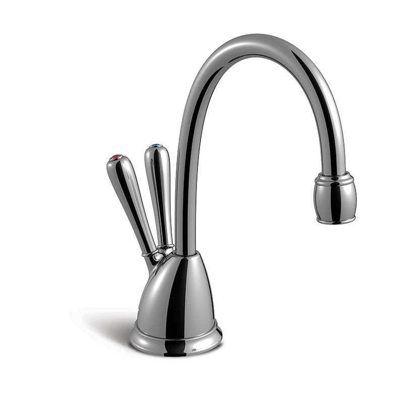 Distributeur d'eau chaude et froide, Chrome