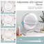 Metal Round Floor Mirror