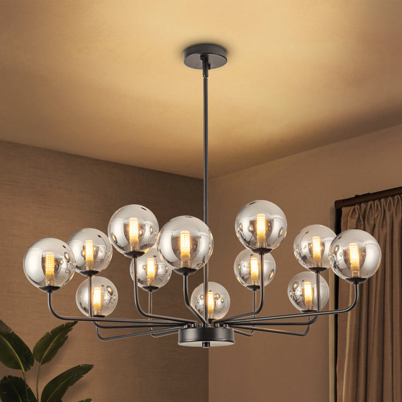 Lustre à 12 lumières Khenadi