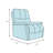 Beuna 34" Wide Faux Leather Power Zero Clearance Standard Recliner with Massager-28768384