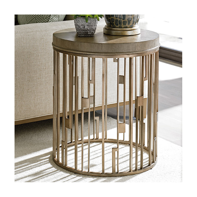 Shadow Play Studio Round Accent Table