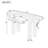 Wood Entryway Table for Entryways, Living Rooms and Home Offices-1349794370