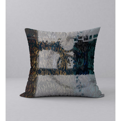 Abstract Reversible Throw Pillow
