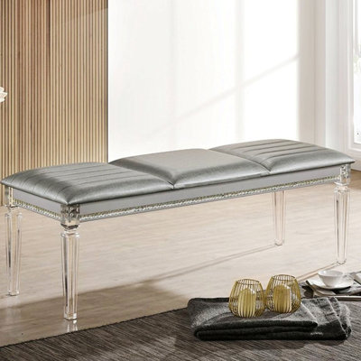 Banc rembourré en acrylique Aarica