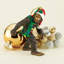 7.62cm Handmade Resin Yeti Hanging Figurine Ornament