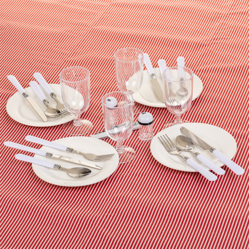 WHITE PICNIC BASKET 4 SERVES