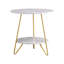 Tray Top Pedestal End Table
