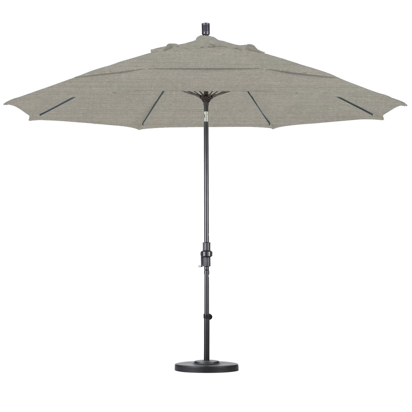 Brent 132'' Sunbrella® Outdoor Umbrella, Spectrum Dove Sunbrella® Plainweave