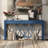 U_Style 60''Acacia Veneer Console Table With 4 Spacious Drawers-874157981