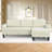 Reversible Sectional Sofa With Storage Chaise-1515809312