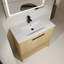 Armoire de salle de bain autoportante 36 po avec évier en céramique, fabrication en contreplaqué, 2 portes, contreplaqué de meuble-lavabo fonctionnel, fermeture élégante-121112543-121112545