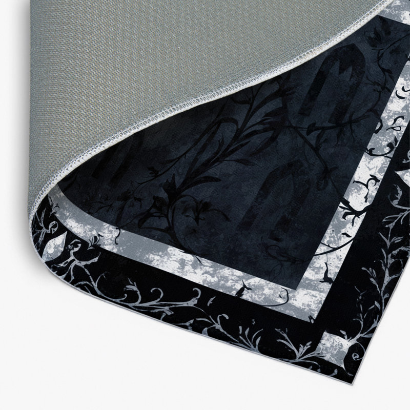 Tapis intérieur et extérieur Granite Bloom, Rectangle 5 pi x 7 pi