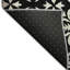 Tapis noir Prisco lavable à la machine de qualité supérieure-1953720384
