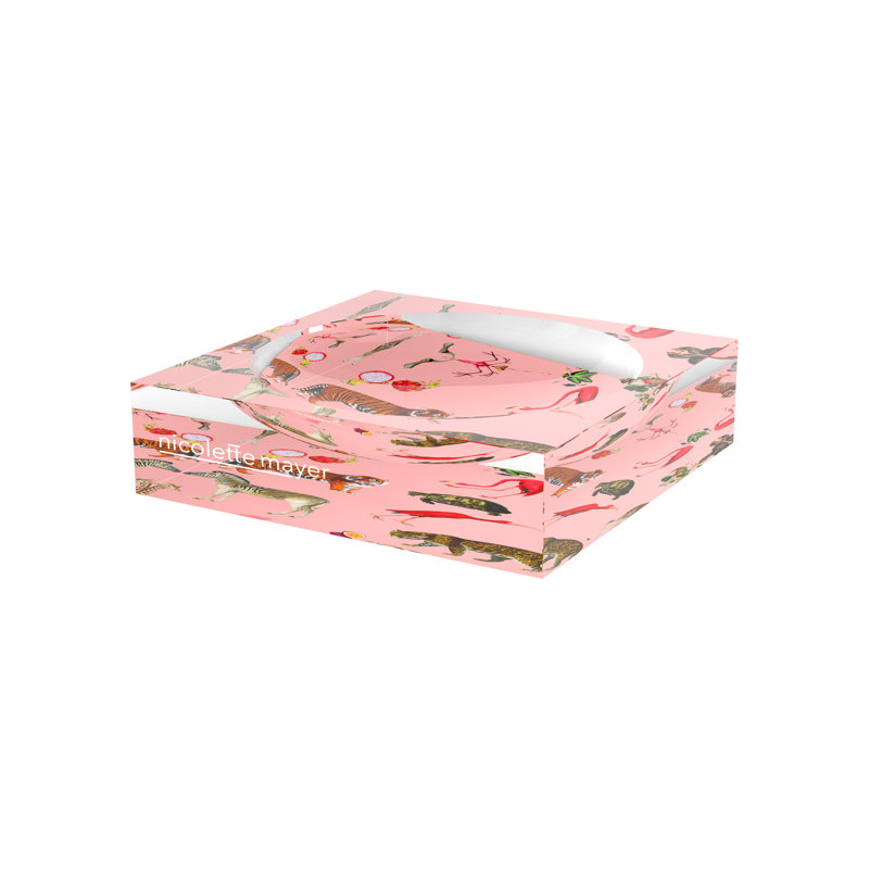 Exotix Flamingo Acrylic Candy Catchall Dish