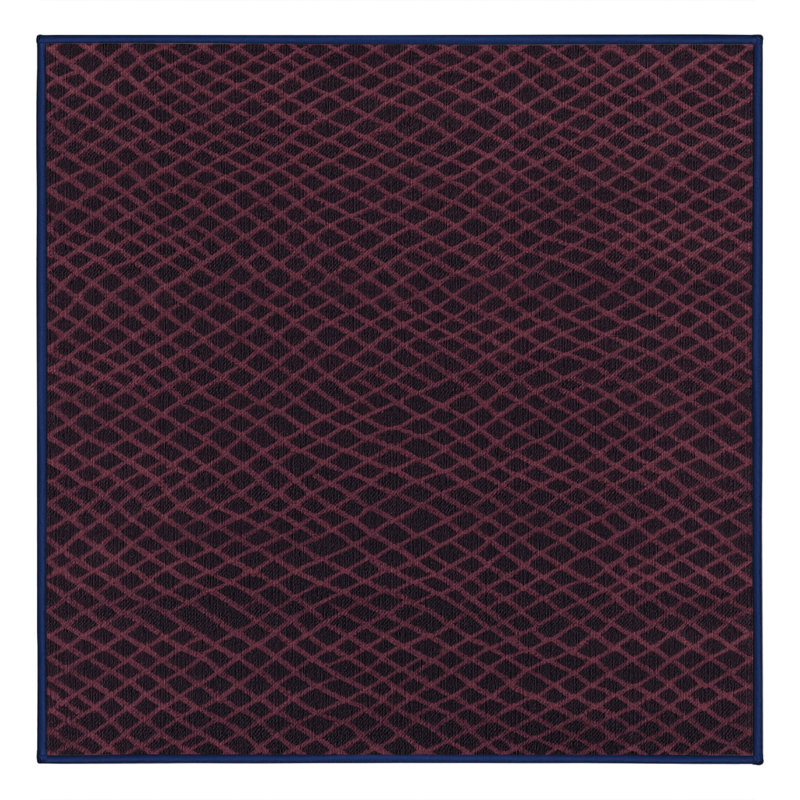 Tapis mauve lavable à la machine, Carré 5 pi