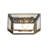 Rustic Lodge Copper Flush Mounted Sconce