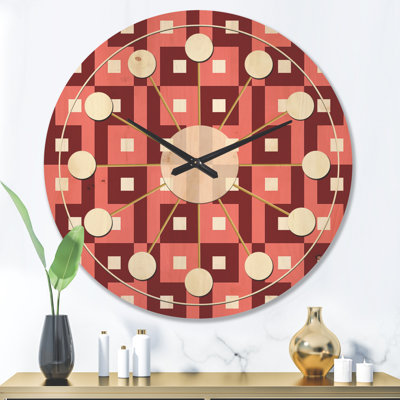 Horloge murale abstraite IV